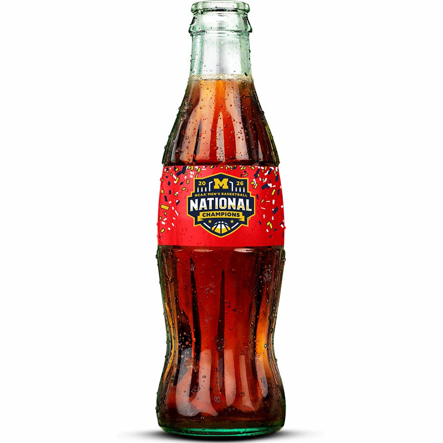 Coca-Cola Store Signature - Michigan Men’s Basketball Champions Collectible Bottle