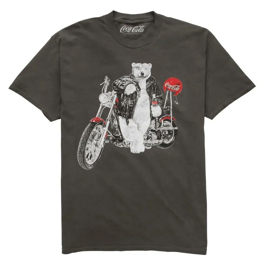 Coca-Cola Store Recommended - Coca-Cola Polar Bear Motorcycle Unisex Tee