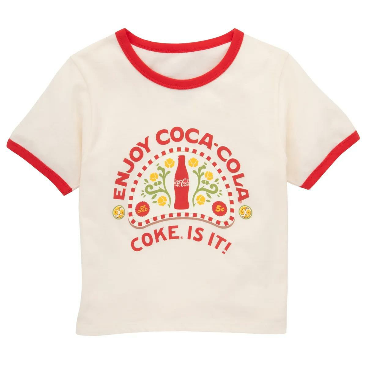 Coca-Cola Store Discount - Coca‑Cola Enjoy Coke Retro Ringer Women's T‑Shirt