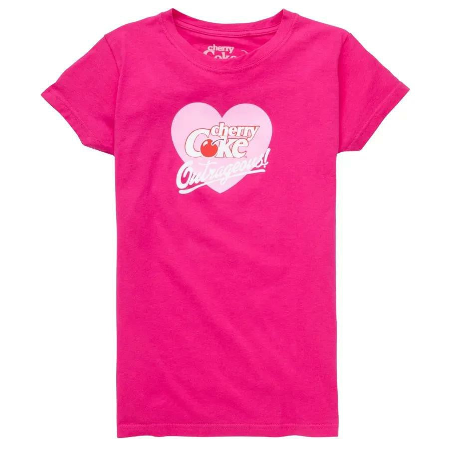 Coca-Cola Store Great Value - Cherry Coke Women's Heart Tee