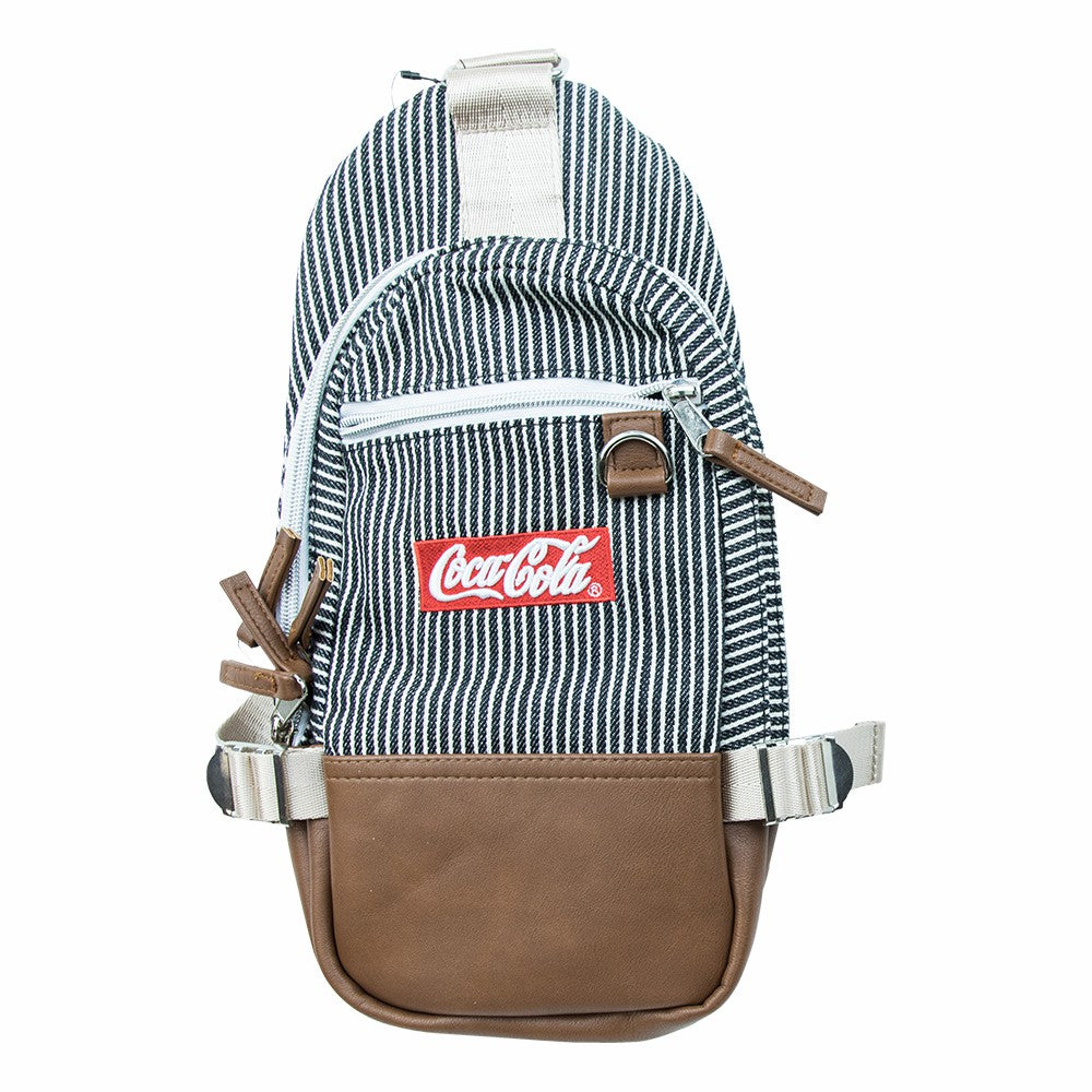 Coca-Cola Store Popular - Coca Cola Cross Body Mini Striped Backpack