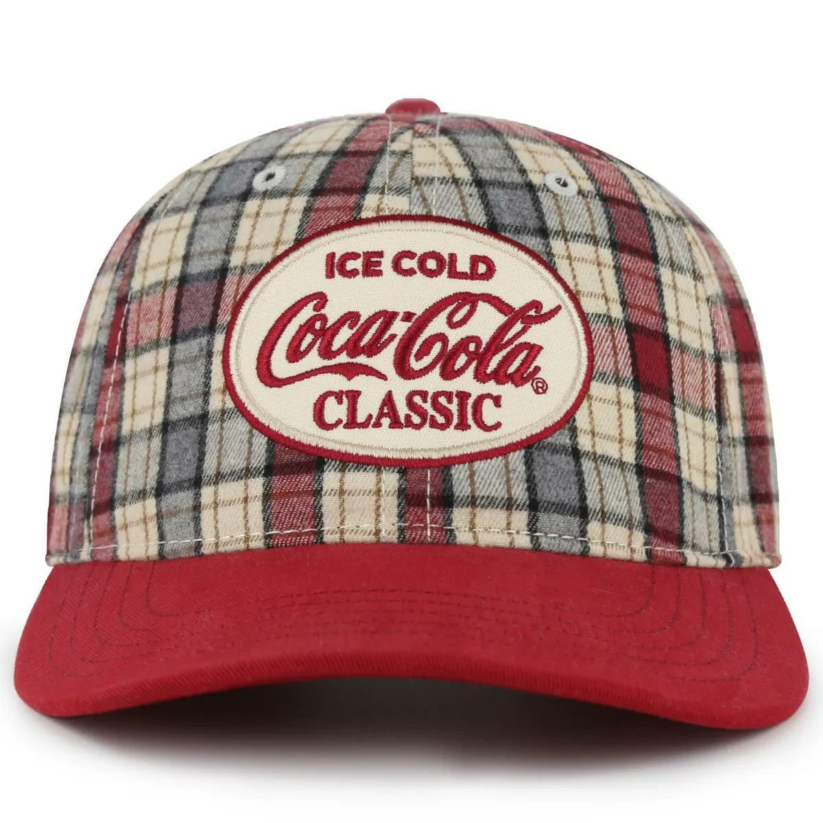 Coca-Cola Store Great Value - Coca-Cola Script Plaid Hat