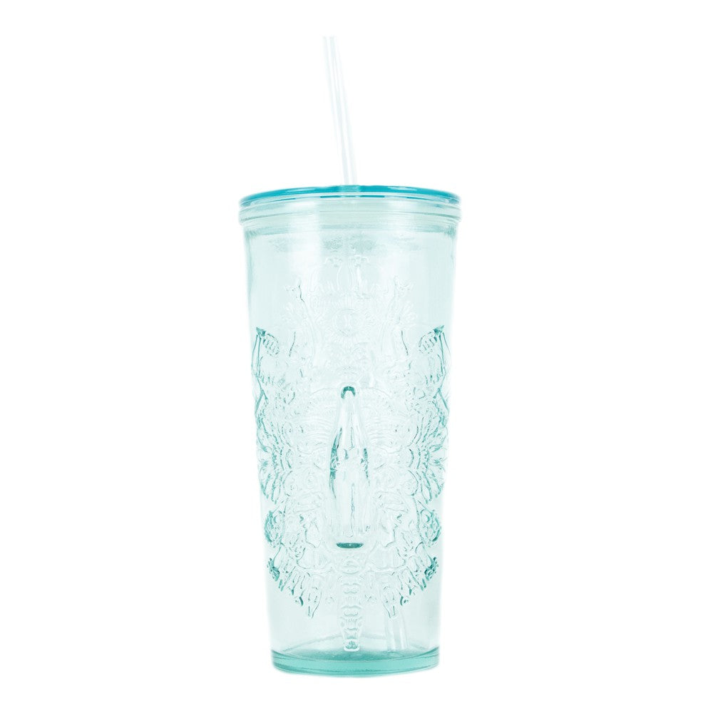 Coca-Cola Store New - Coca-Cola Blast Icons Recycled Glass Tumbler W/Straw 17oz.
