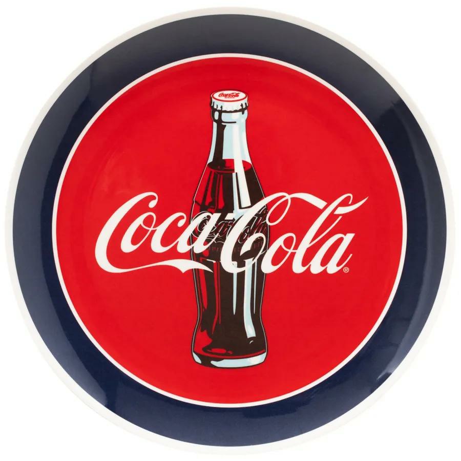 Coca-Cola Store Featured - Coca-Cola Melamine Plate Red Blue