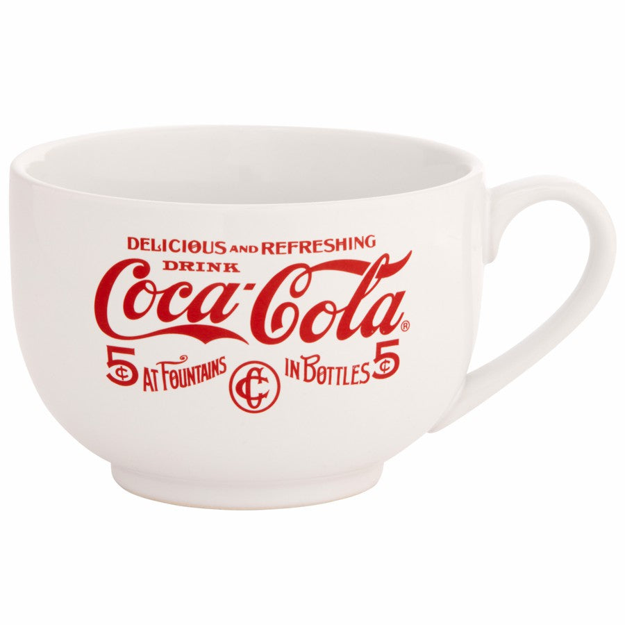 Coca-Cola Store New - Coca-Cola 5 Cent Soup Mug White