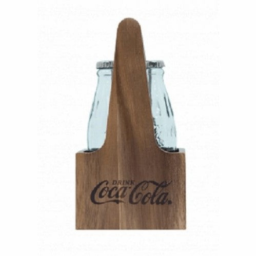 Coca-Cola Store Popular - Coca-Cola Mini Bottles S/P Set Wood Rack