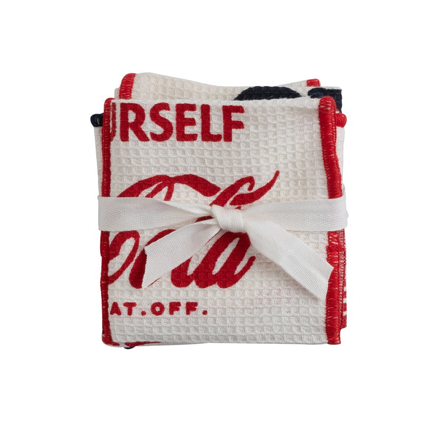 Coca-Cola Store Trusted - Coca-Cola Set of 3 Waffle Dish Cloths