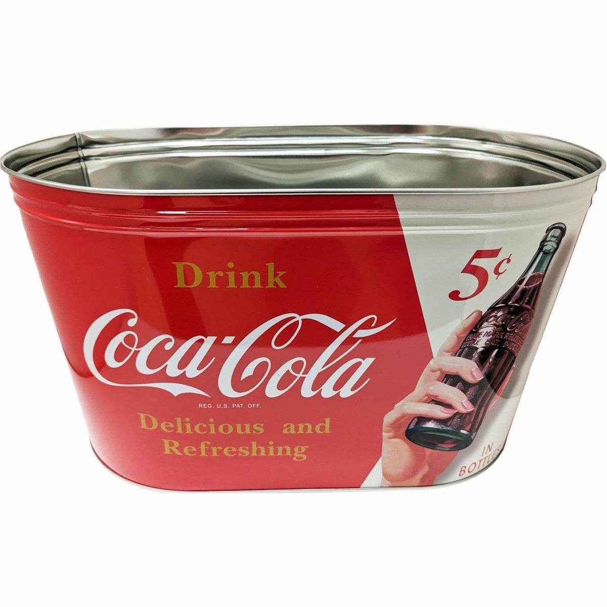 Coca-Cola Store Exclusive - Coca-Cola Galvanized Tin Large Tub