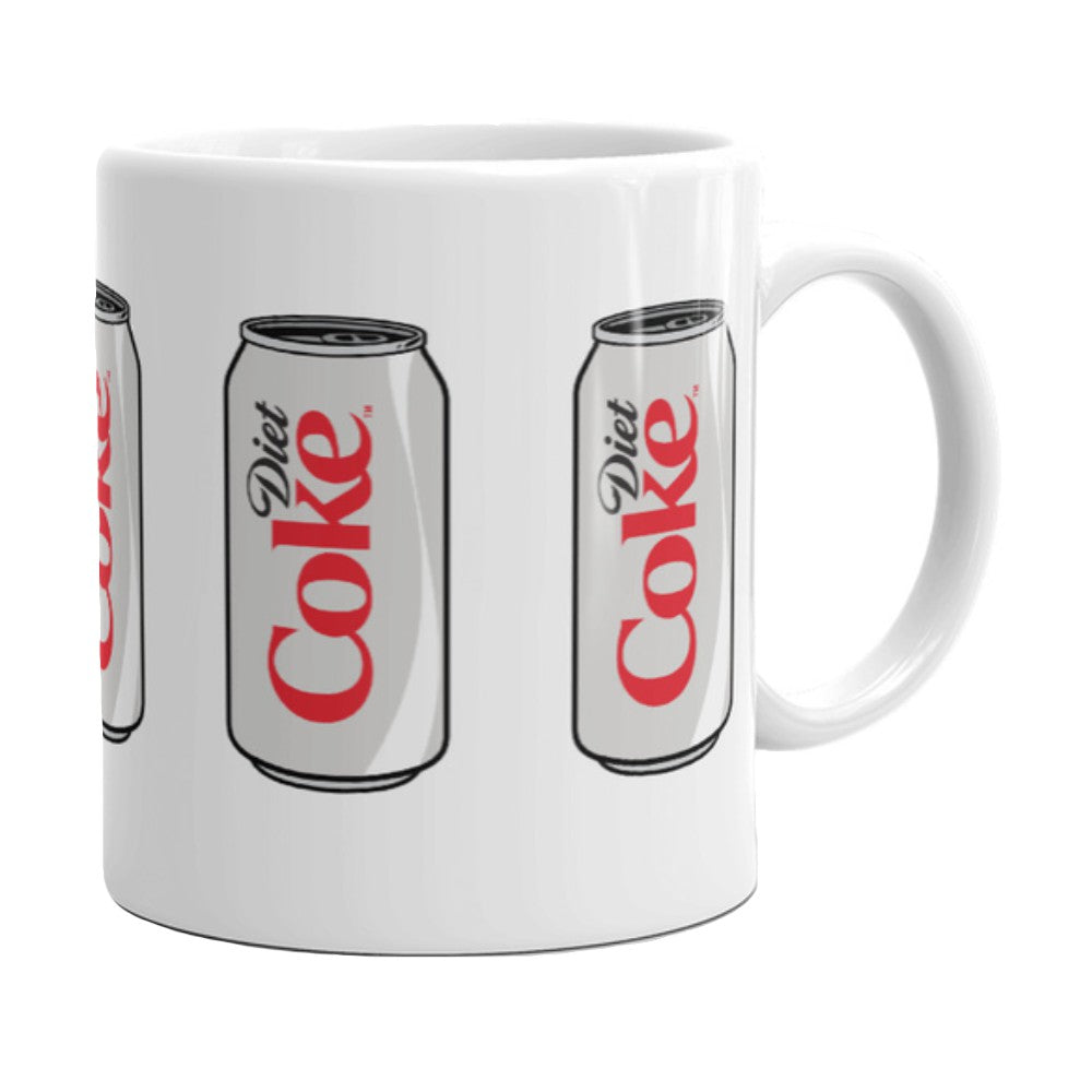 Coca-Cola Store Customer Favorite - Diet Coke Can Design Mug – 11oz White Ceramic Drinkware