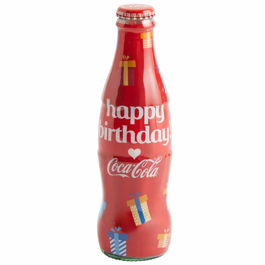 Coca-Cola Store Best Seller - Coca-Cola Happy Birthday Full Wrap Collectible Bottle