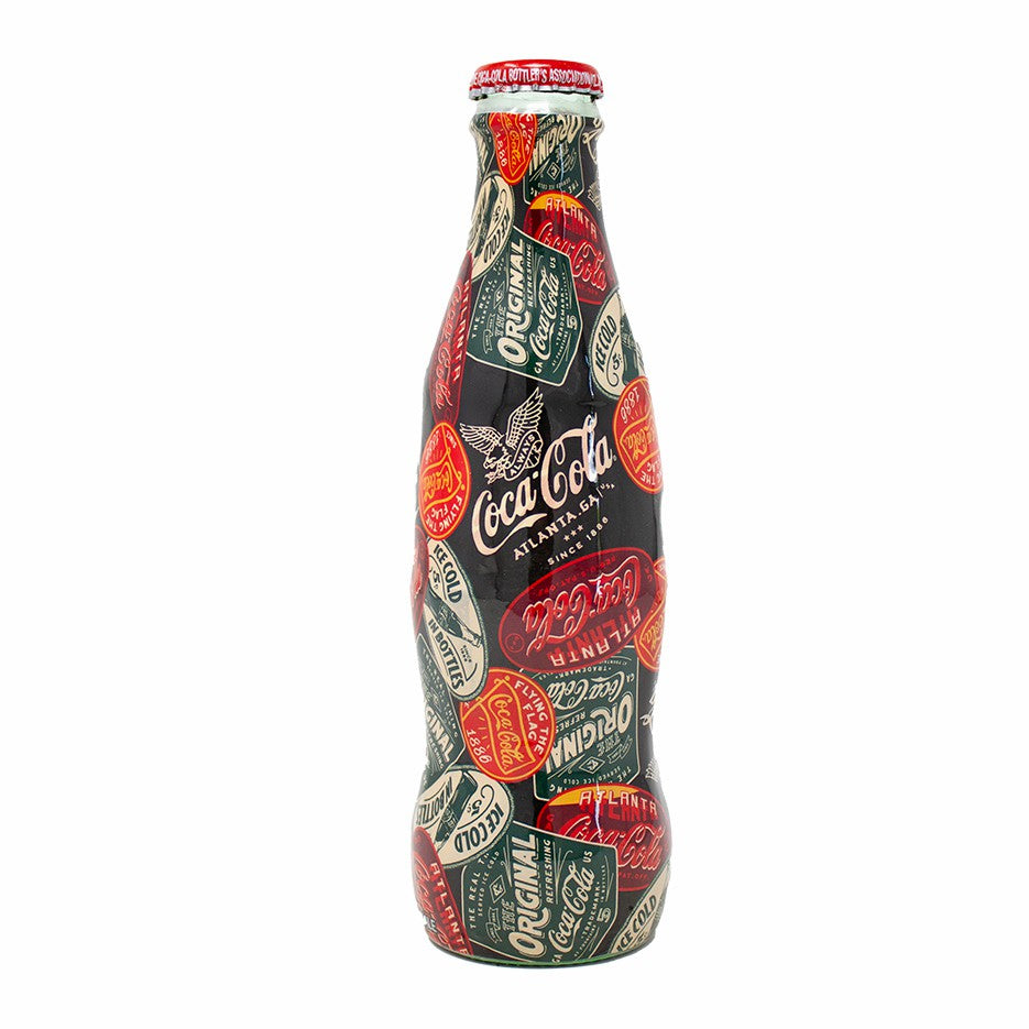 Coca-Cola Store Value - Coca-Cola Vintage Stickers Full Wrap Collectible Bottle