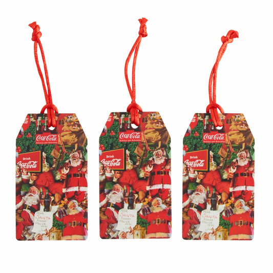 Coca-Cola Store New - Coca-Cola Santa Gift Tags Set/3