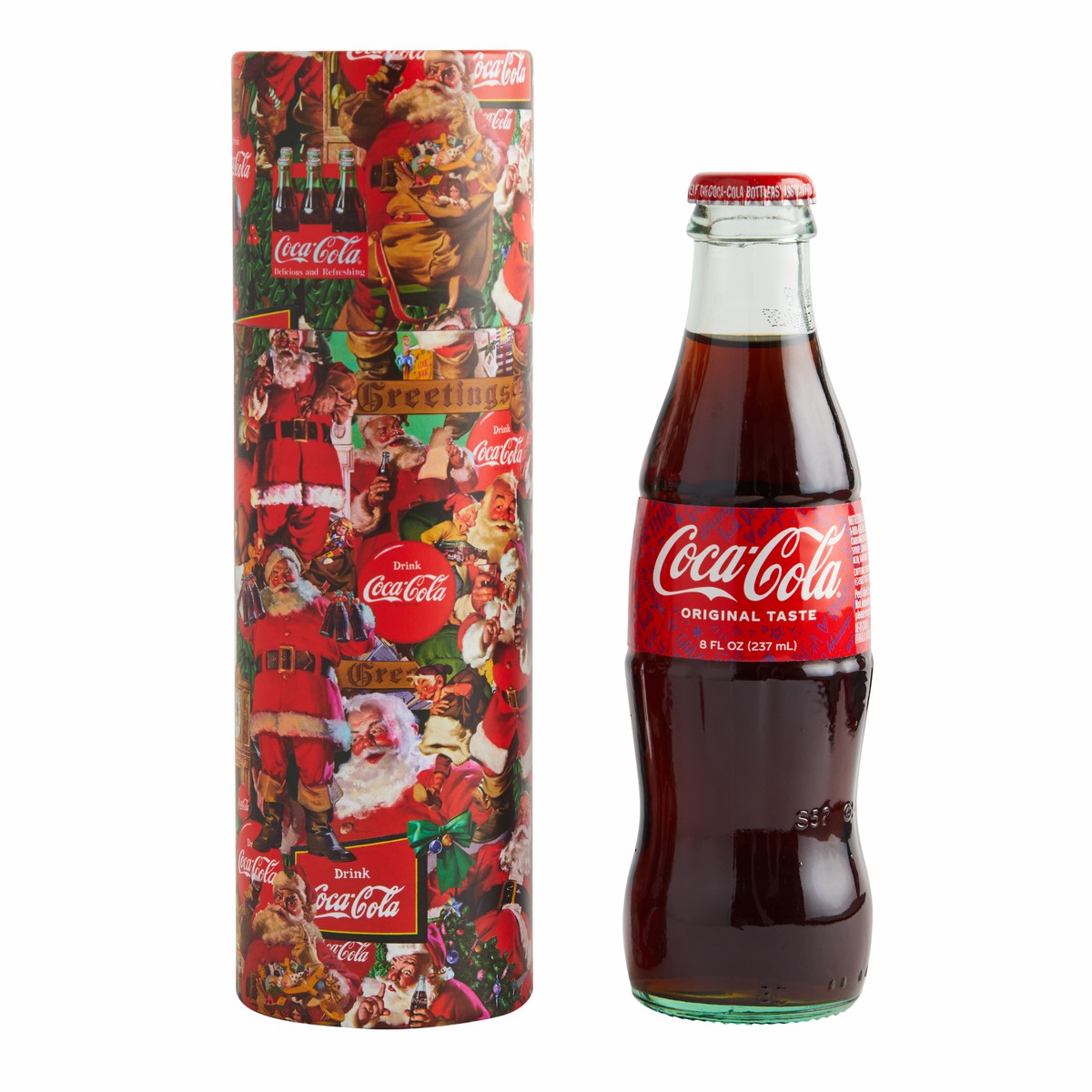 Coca-Cola Store Popular - Coca-Cola Santa Collage Bottle Gift Tube