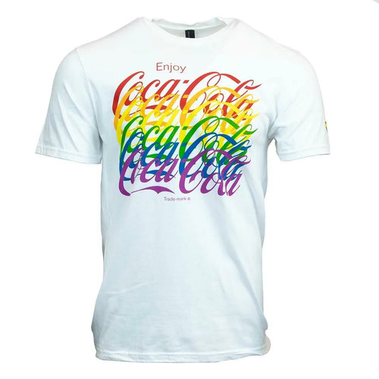 Coca-Cola Store Customer Favorite - Coca-Cola Pride Multi Script Unisex Tee