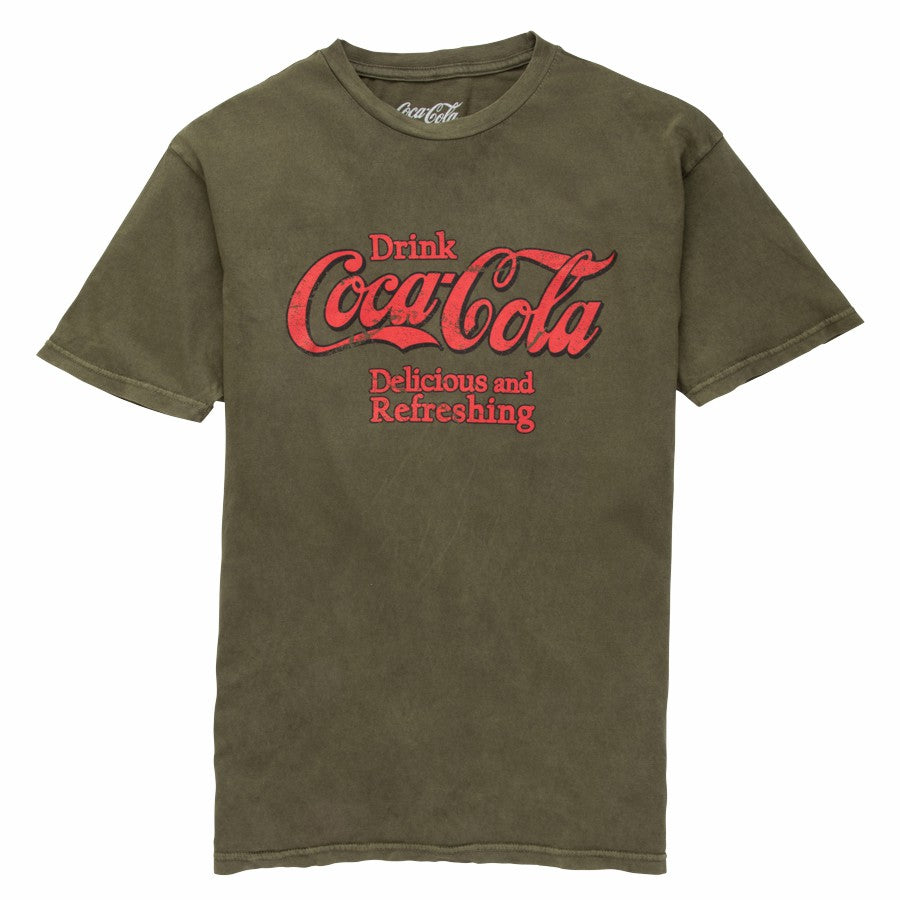 Coca-Cola Store Everyday - Coca-Cola D&R Vintage Olive Unisex Tee