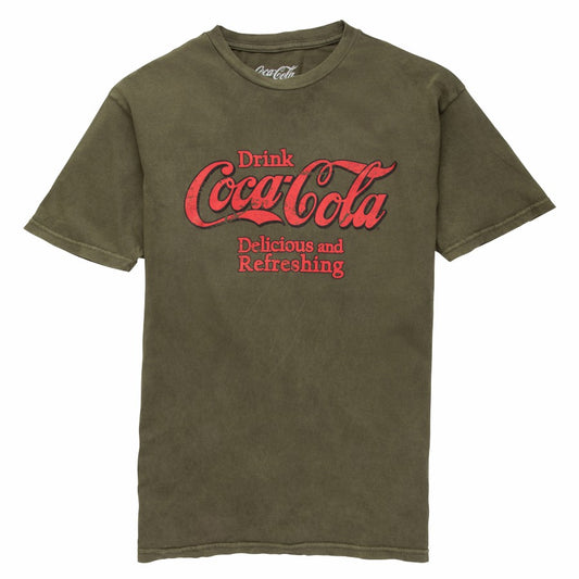 Coca-Cola Store Everyday - Coca-Cola D&R Vintage Olive Unisex Tee