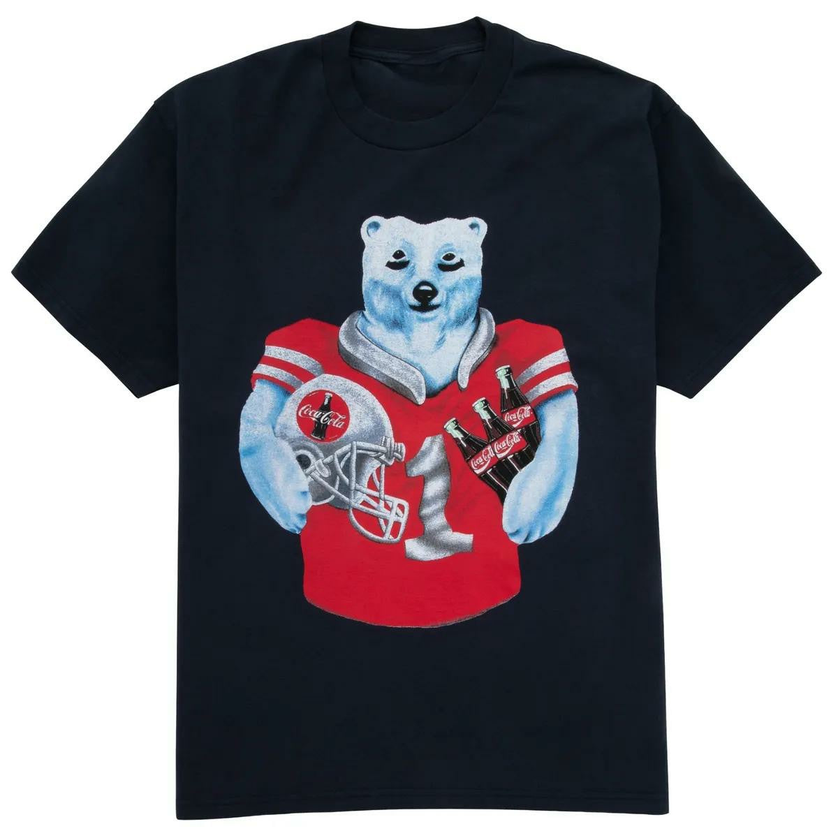 Coca-Cola Store Hot Sale - Coca-Cola Football Polar Bear Unisex T-Shirt