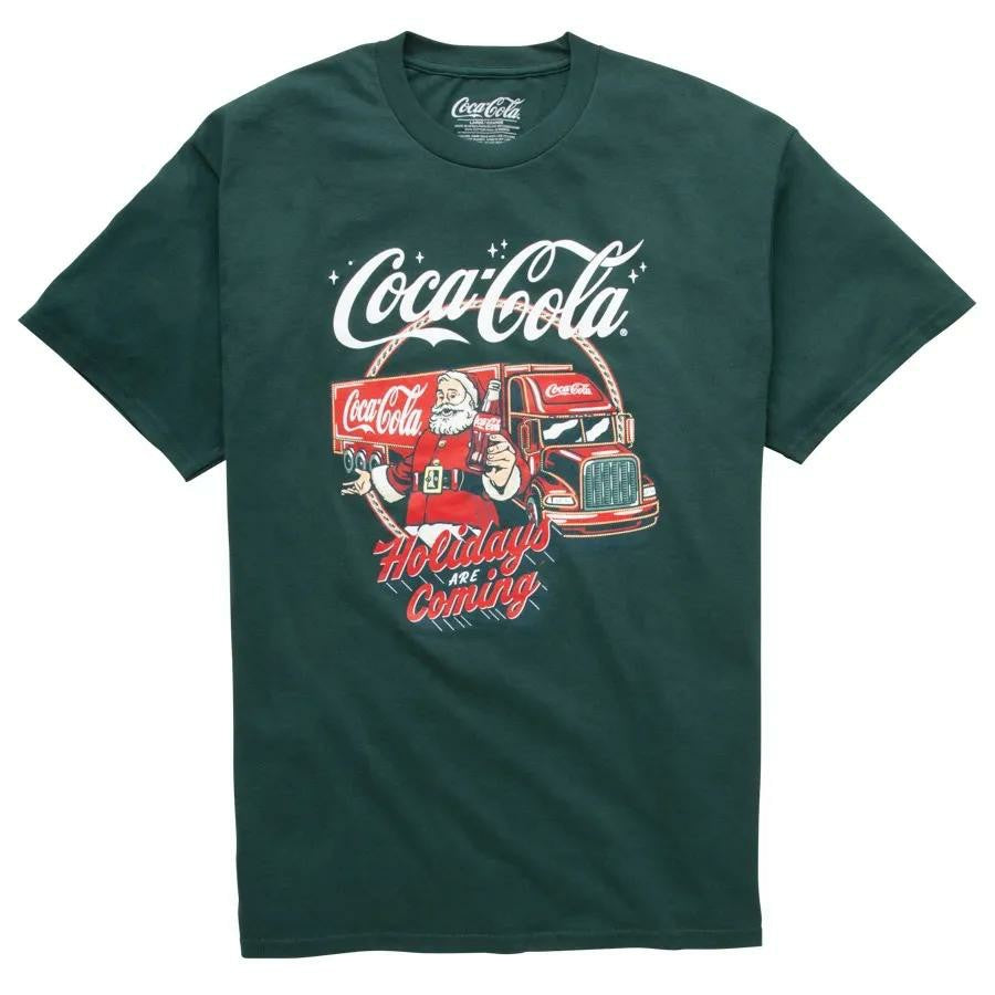 Coca-Cola Store Premium - Coca-Cola Semi Truck With Santa  Unisex Tee