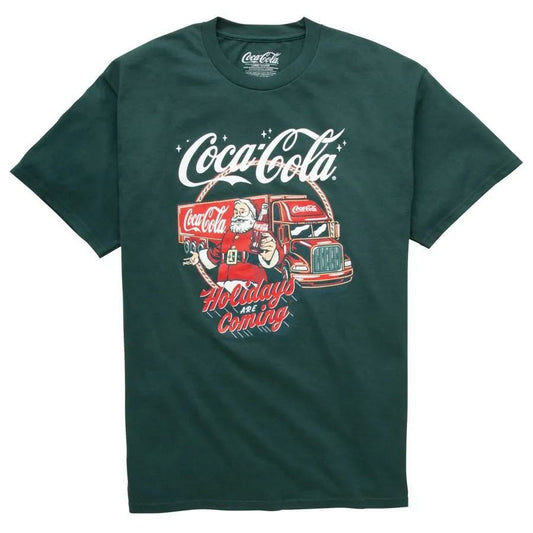 Coca-Cola Store Premium - Coca-Cola Semi Truck With Santa  Unisex Tee