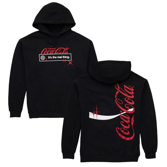 Coca-Cola Store Deals - Coca-Cola Global Sports Real Thing Unisex Black Hoodie