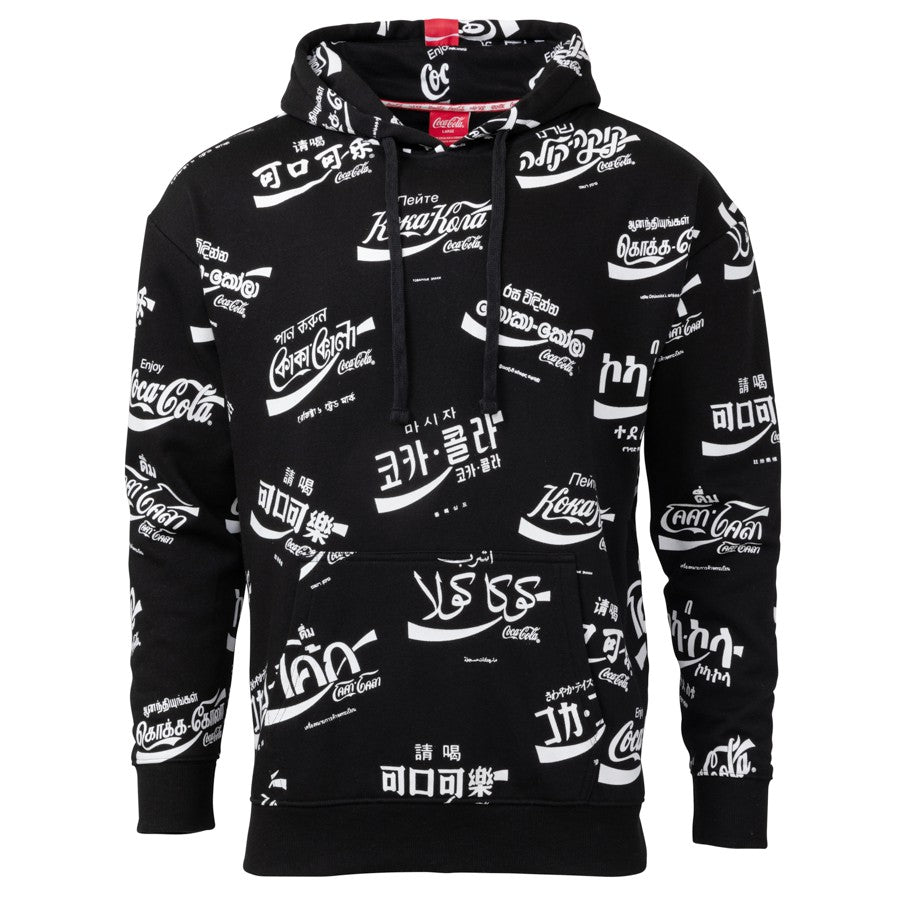 Coca-Cola Store Trusted - Coca-Cola All Over Language Unisex Hoodie