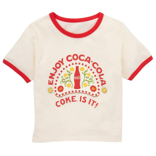 Coca-Cola Store Discount - Coca‑Cola Enjoy Coke Retro Ringer Women's T‑Shirt