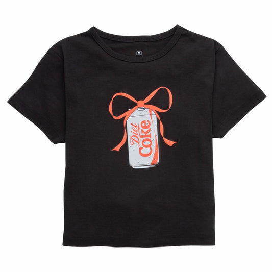 Coca-Cola Store Top Pick - Diet Coke Junior Women's Crop Tee
