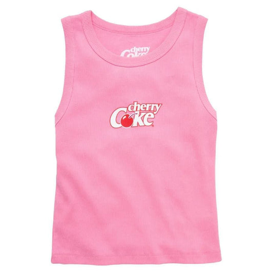 Coca-Cola Store Featured - Cherry Coke Juniors Ribbed Tank Top