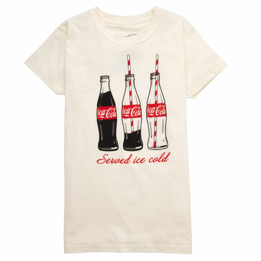 Coca-Cola Store Smart Buy - Coca-Cola Junior Women's Bottle Straw Tee