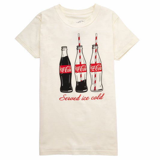 Coca-Cola Store Smart Buy - Coca-Cola Junior Women's Bottle Straw Tee
