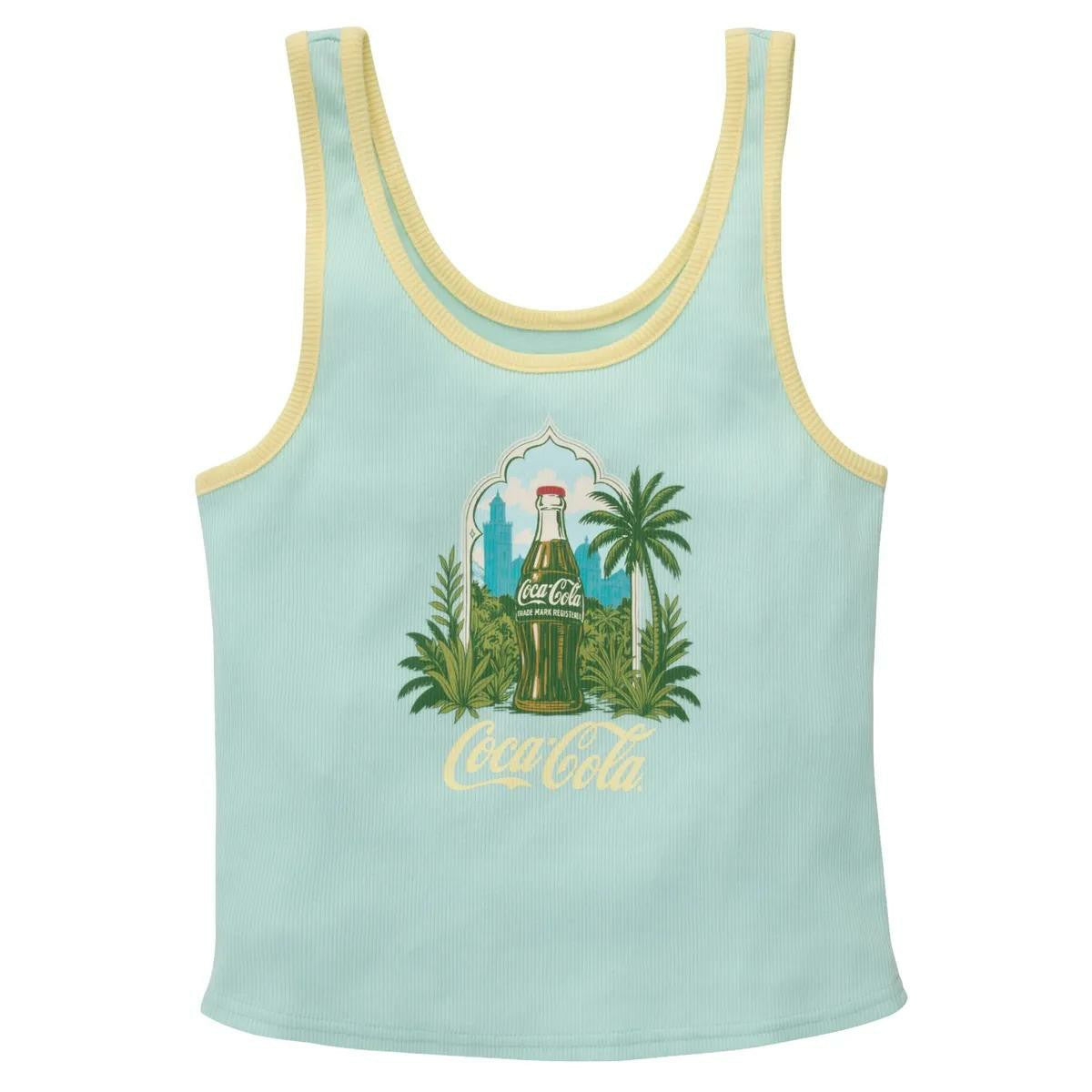 Coca-Cola Store Customer Favorite - Coca‑Cola Resort Bottle Turquoise Women's Tank Top