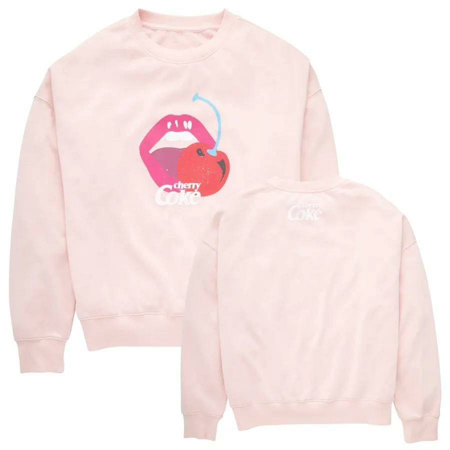 Coca-Cola Store Deals - Cherry Coke Junior's Crew Fleece