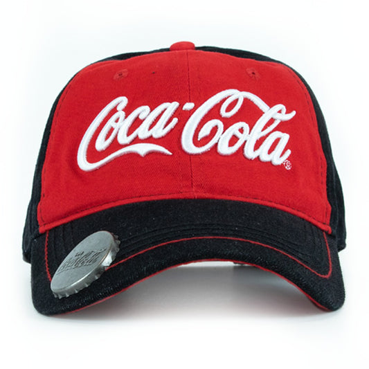 Coca-Cola Store Exclusive - Coca-Cola Script Denim Baseball Cap with Bottle Opener