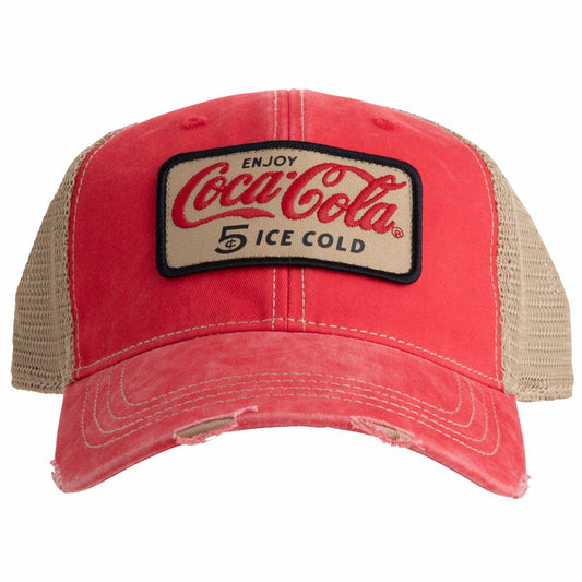 Coca-Cola Store Best Seller - Coca-Cola 5 Cent Ice Cold Patch Baseball Cap