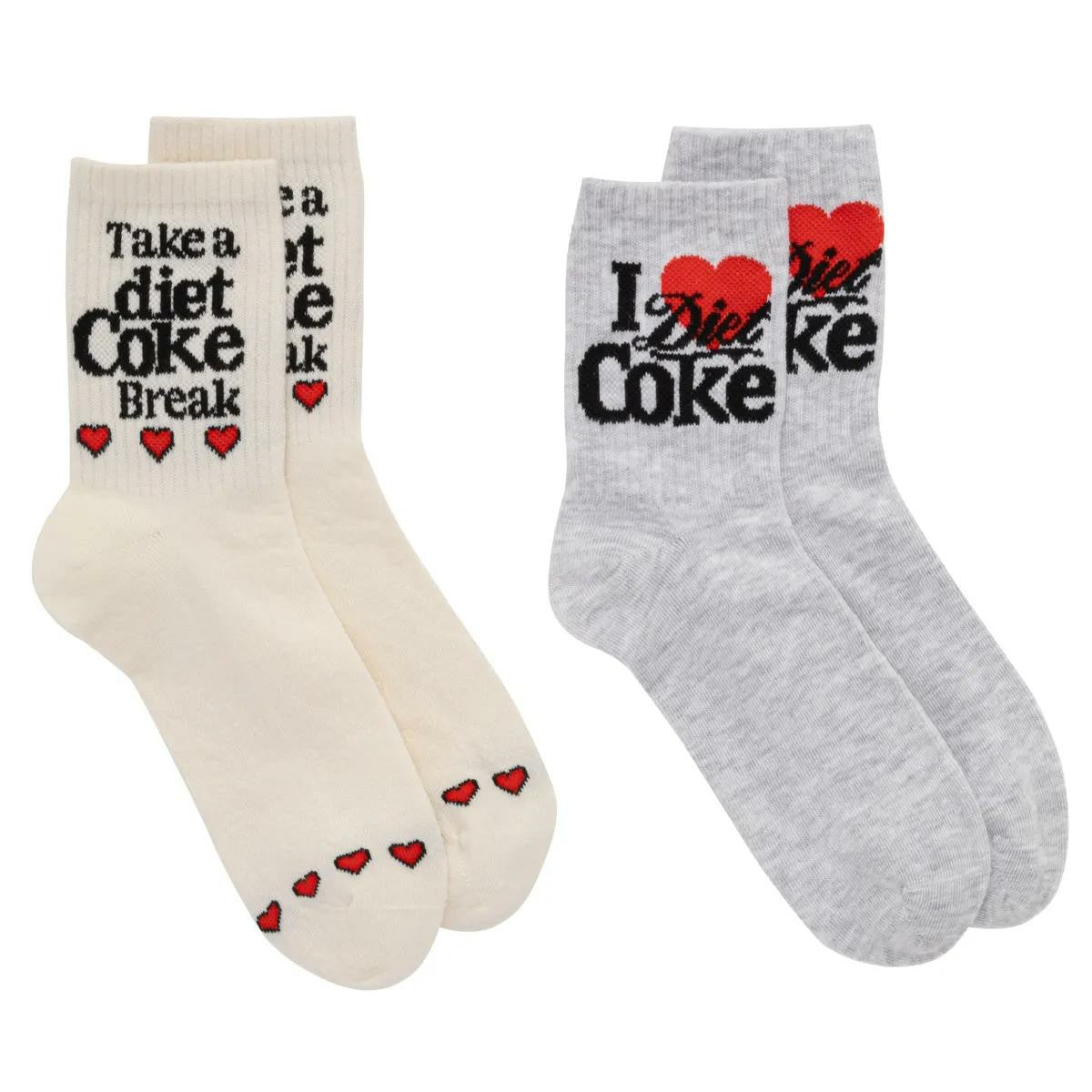 Coca-Cola Store Signature - Diet Coke Socks 2 pack set