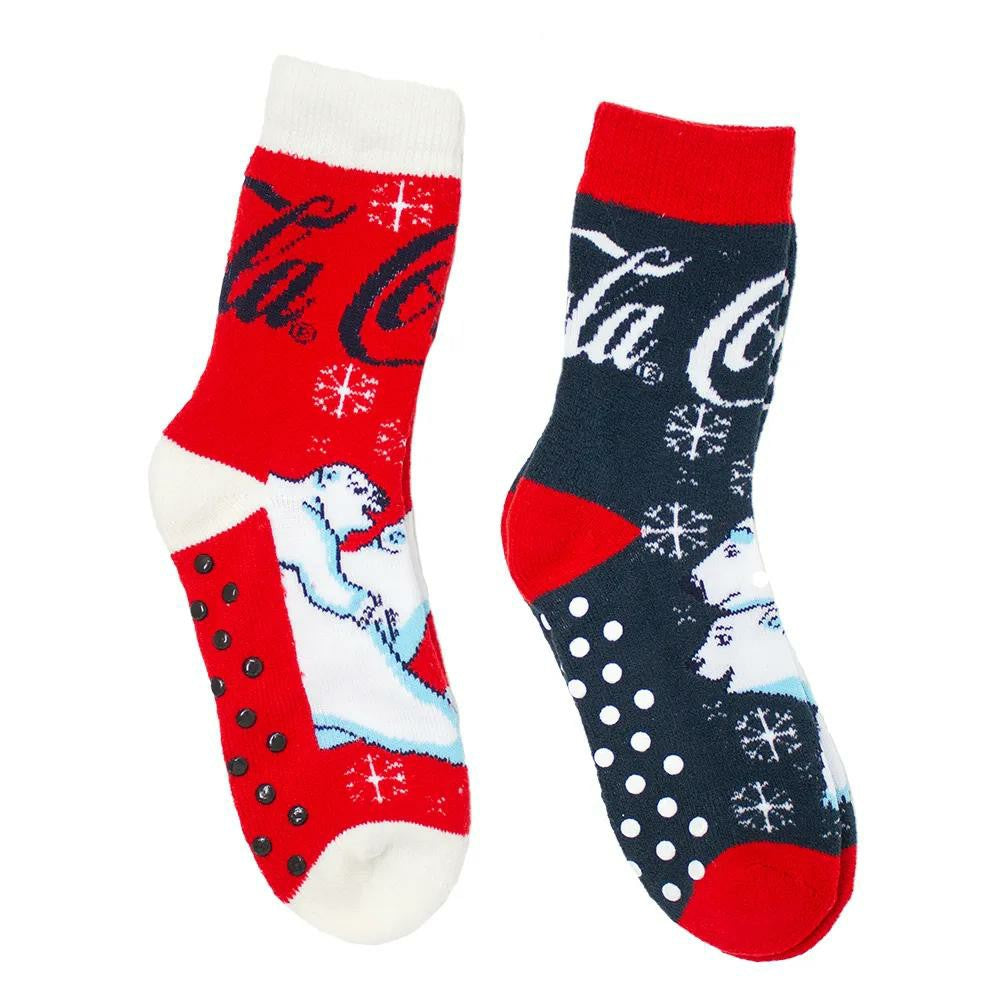 Coca-Cola Store Recommended - Coca-Cola Polar Bear Women's  Slipper Socks- 2PK