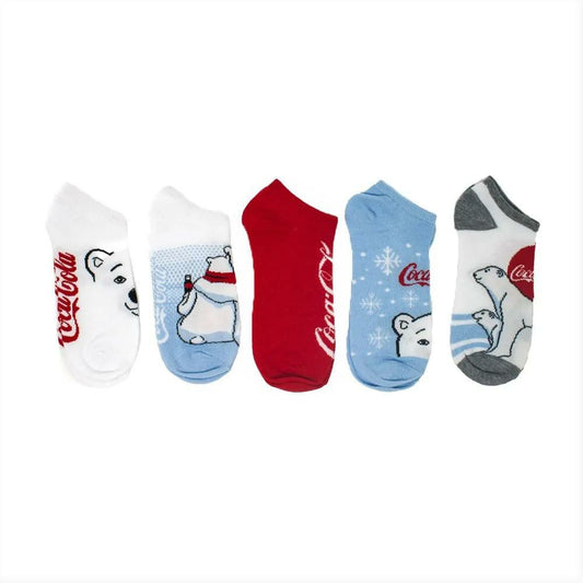 Coca-Cola Store Trusted - Coca-Cola Polar Bear Women's Shoe Liner Socks- 5pk