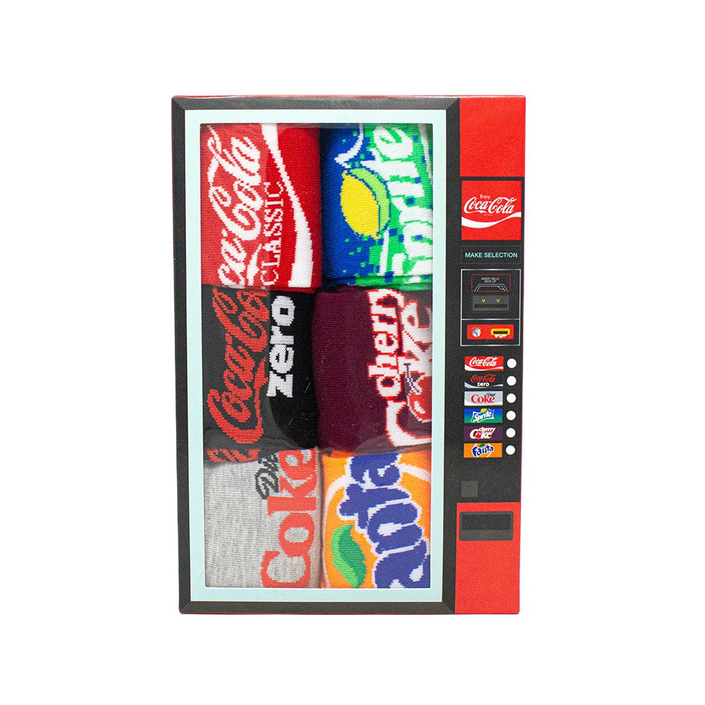 Coca-Cola Store Everyday - Multi Brand Women's Vending Machine Socks 6PK