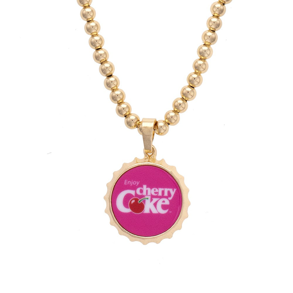 Coca-Cola Store Everyday - Cherry Coke Cap Necklace