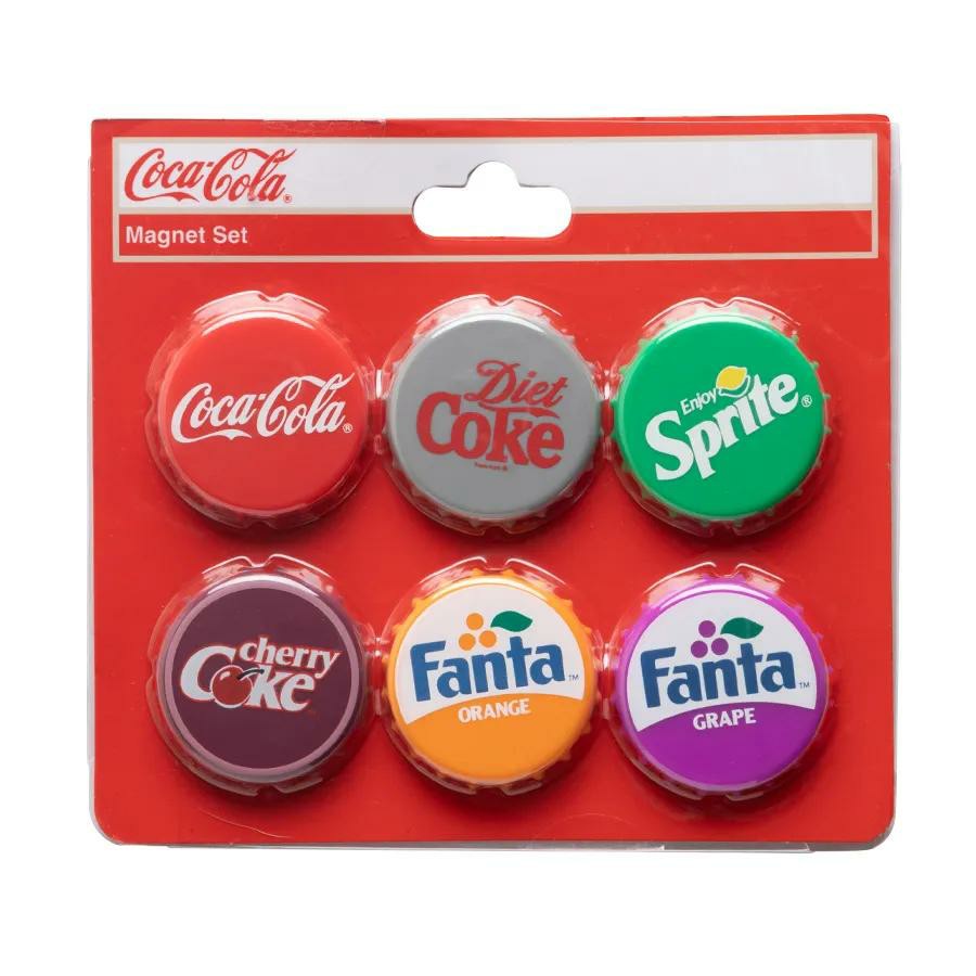 Coca-Cola Store Quality - Multi Brand Bottlecap Magnet Set