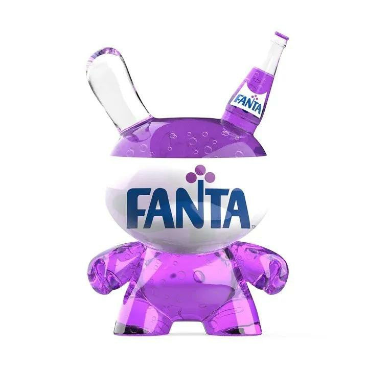 Coca-Cola Store New - Fanta & Kidrobot 3" Fanta Grape Resin Dunny Art Figure