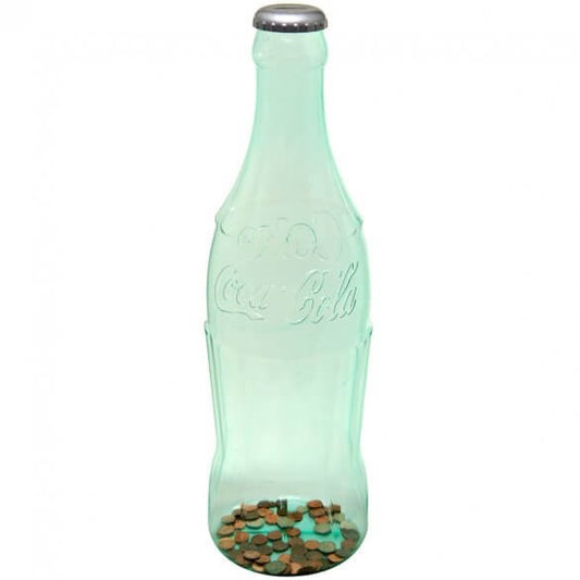 Coca-Cola Store Top Pick - Coca-Cola Large Green Bottle Coin Bank 20"