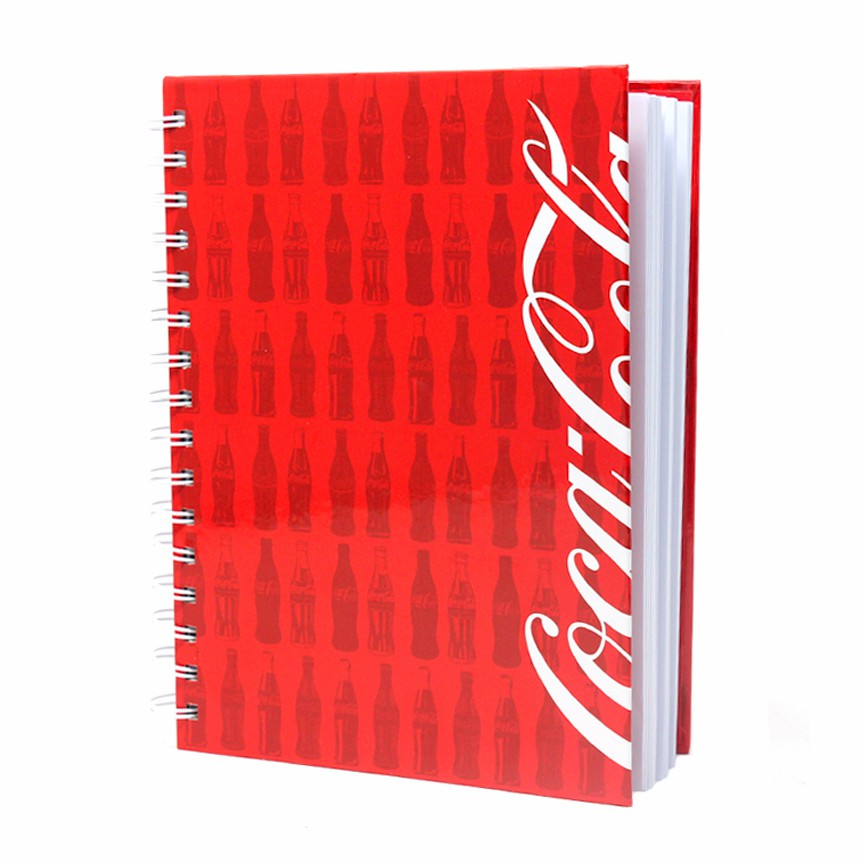 Coca-Cola Store New - Coca-Cola Bottle Print W/Script Notebook