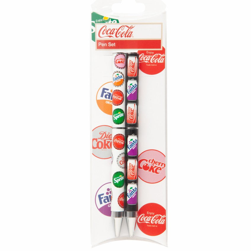 Coca-Cola Store Premium - Coca-Cola Bottlecaps Pen Set - 2PK