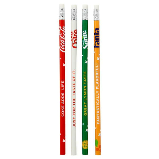 Coca-Cola Store Hot Sale - Multi-Brand  4Pk Pencil Set