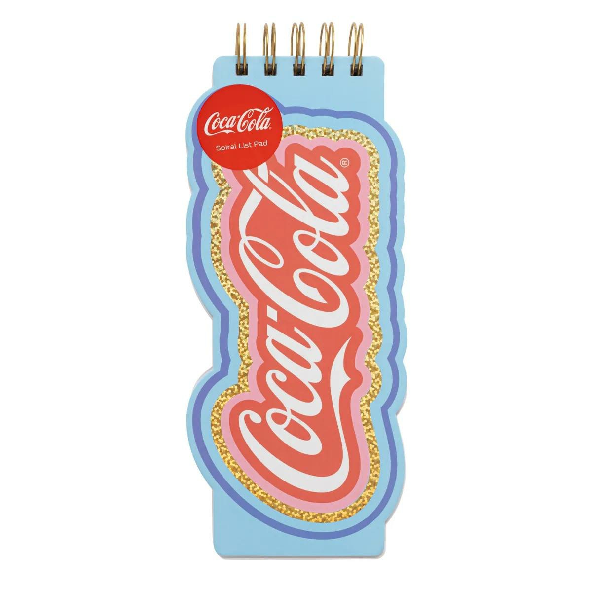Coca-Cola Store Quality - Coca-Cola Script Colorful Spiral Notebook