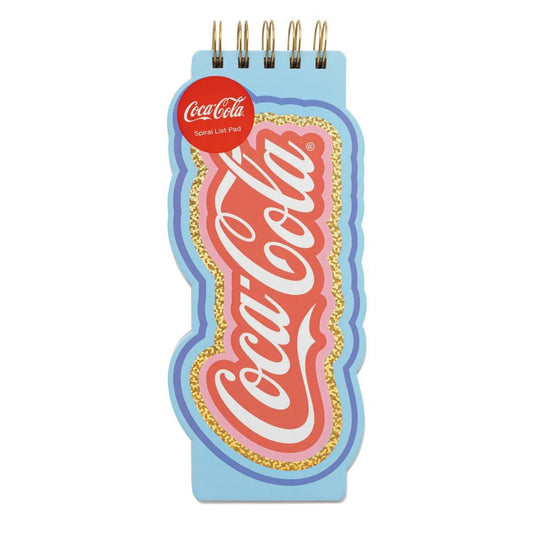Coca-Cola Store Quality - Coca-Cola Script Colorful Spiral Notebook