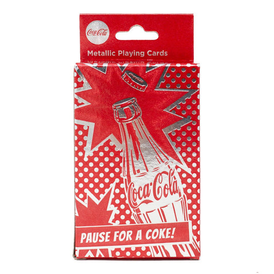 Coca-Cola Store Signature - Coca-Cola Metallic Red Pop Playing Cards