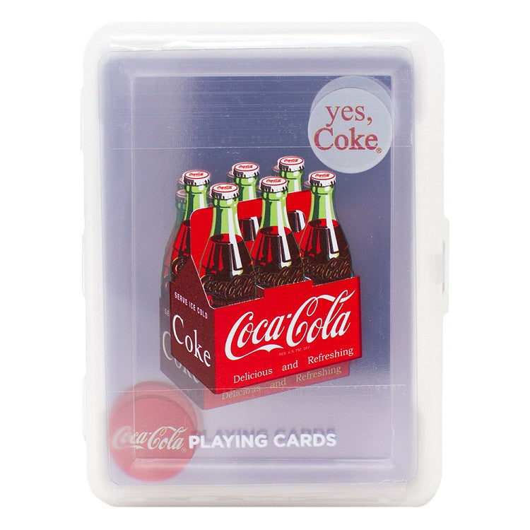 Coca-Cola Store Exclusive - Coca-Cola 6pack Clear Playing Cards