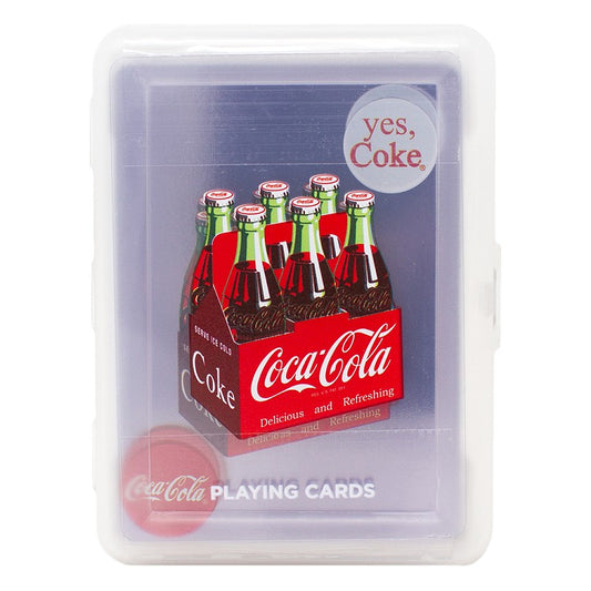 Coca-Cola Store Exclusive - Coca-Cola 6pack Clear Playing Cards